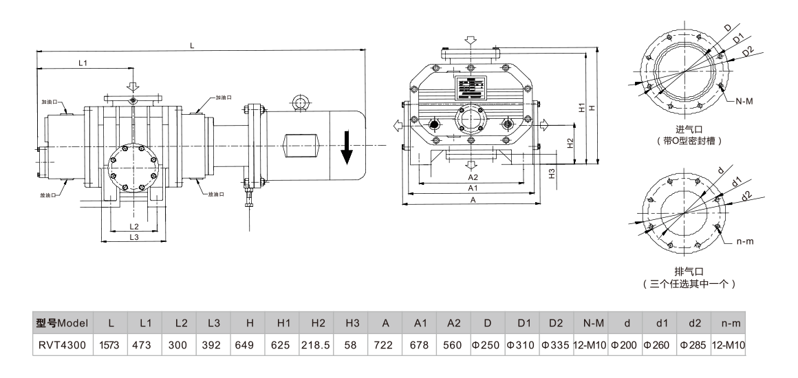 RVT4300罗茨真空泵